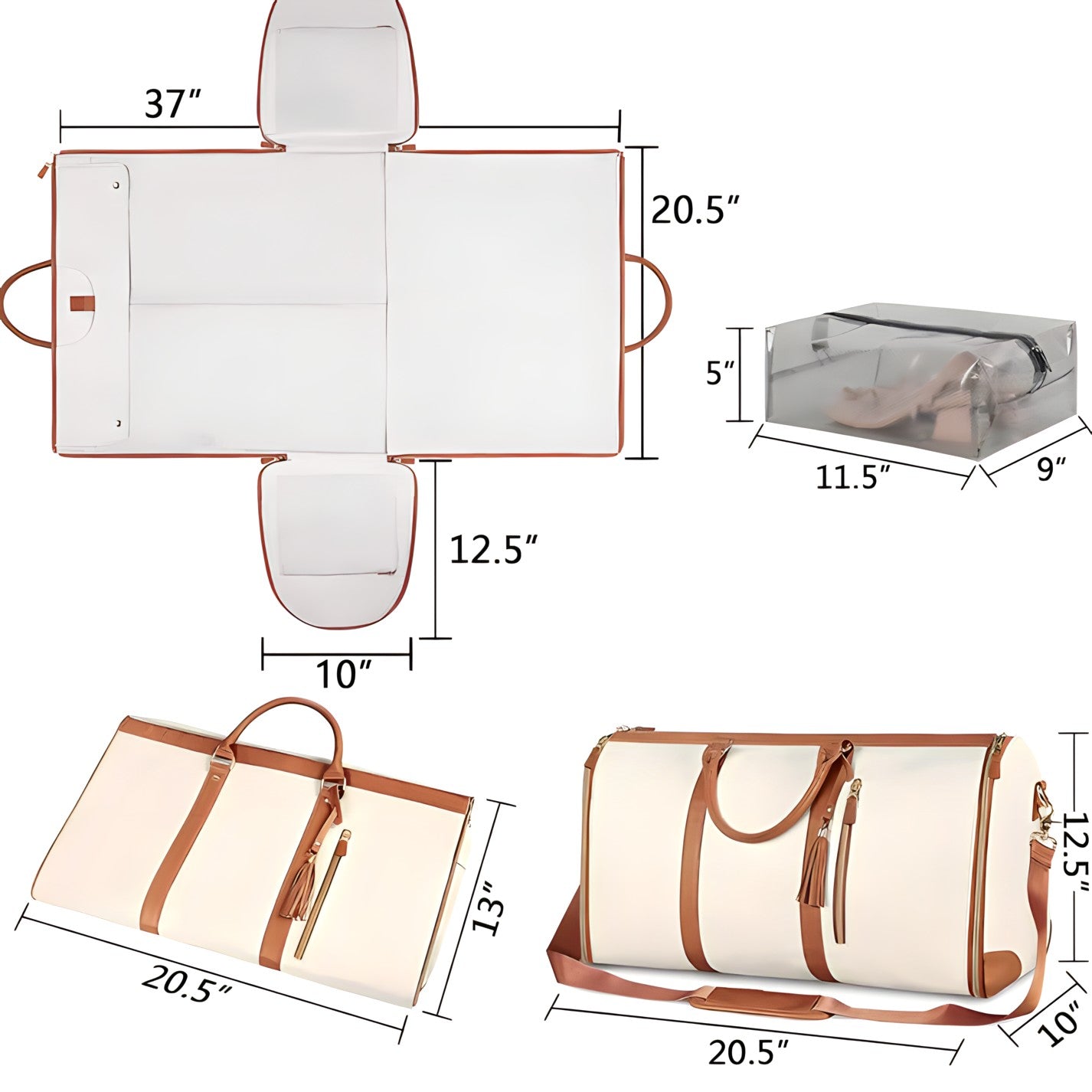 Bolso Duffel de Vestimenta Carry-On